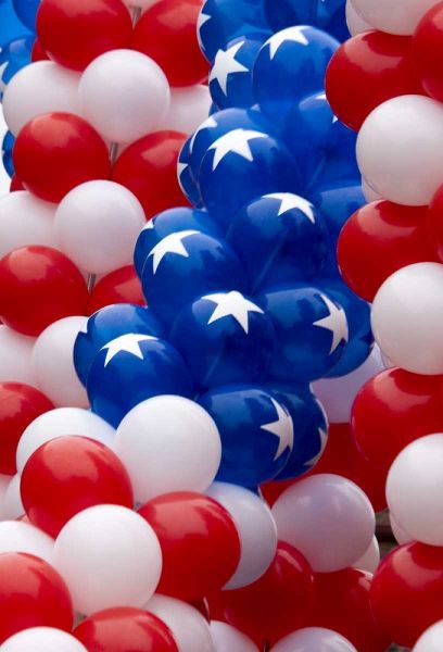 Indiana, Carmel Patriotic balloons on July 4th